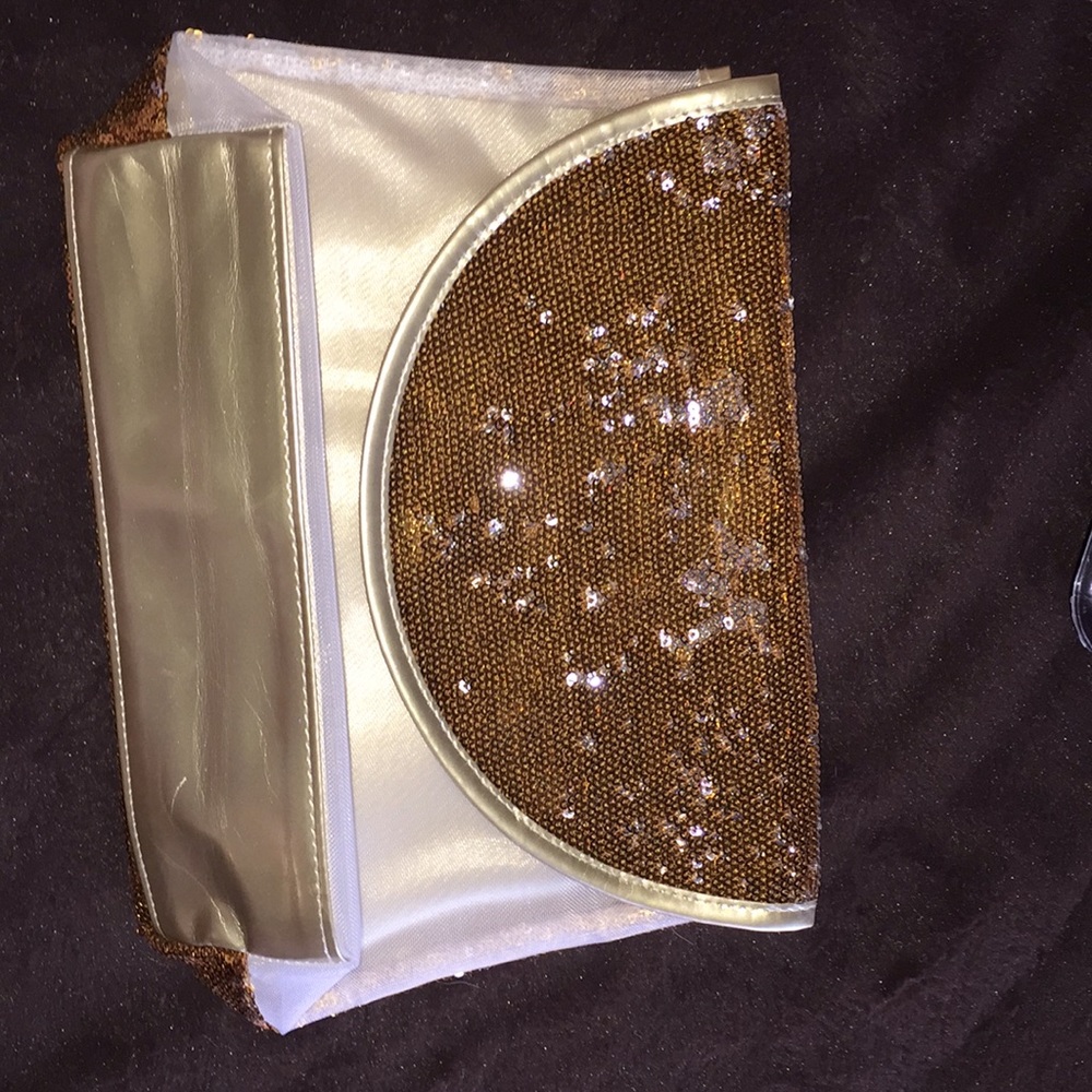 Glitter makeup bag